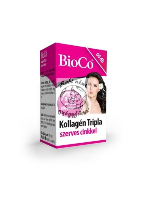 BioCo Kollagén Tripla szerves cinkkel 60db