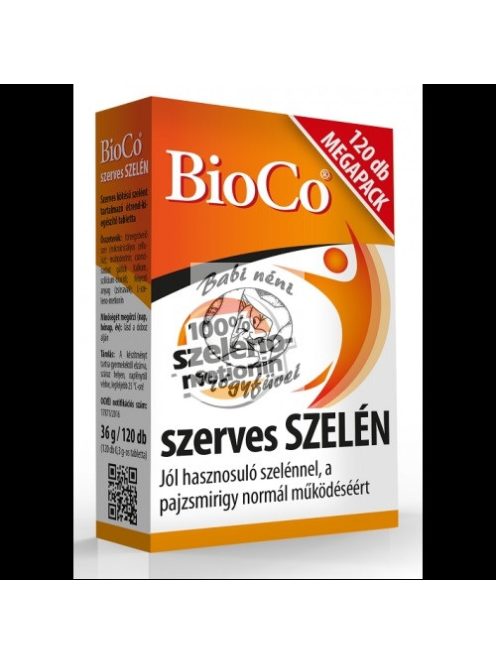 BioCo szerves SZELÉN MEGAPACK 120 db