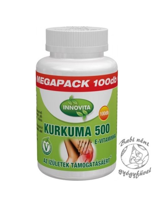 Innovita Kurkuma 500 E-vitaminnal Megapack 100db
