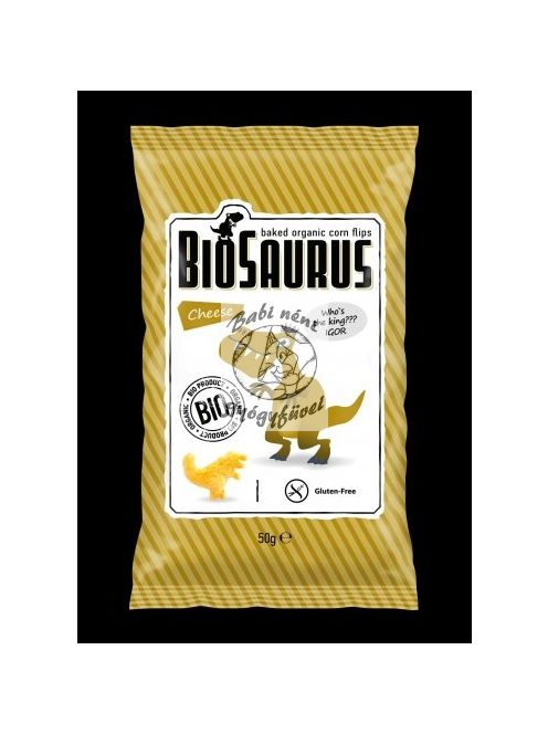 Biosaurus Kukorica snack, Sajtos