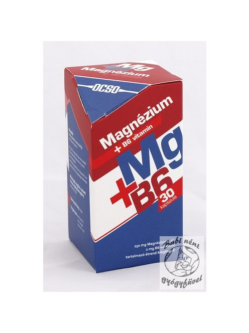 OCSO Magnézium + B6-vitamin kapszula (30db-os)