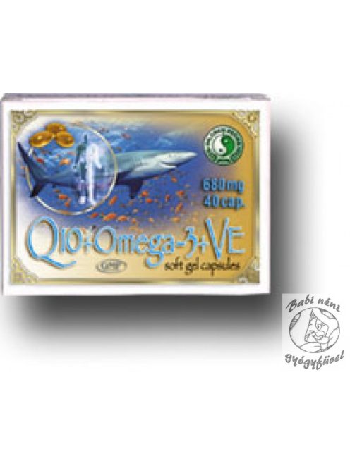 Dr. Chen Q10-koenzim + Omega-3 kapszula E-vitaminnal (40 db-os)