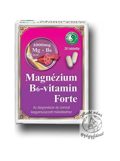 Dr. Chen Magnézium B6-vitamin forte tabletta (30db-os)