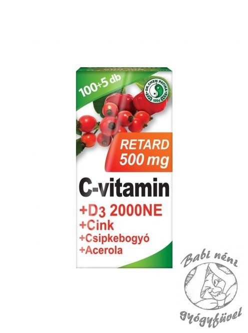 Dr. Chen C-vitamin 500mg Retard+D3+Acerola tabletta - 105db