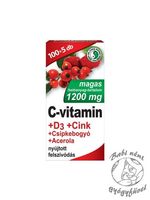 Dr. Chen 1200 mg C-vitamin + D3-vitamin - 105 db