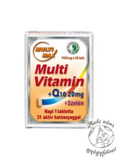 Dr. Chen Multi-Max vitamin + Q10 + Szelén tabletta - 40db
