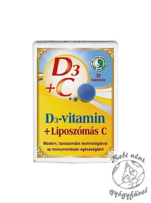 Chen D3-MAX Liposzómás C-vitamin kapszula - 30db