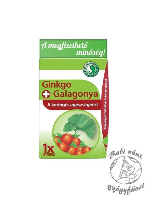 Dr. Chen Ginkgo+Galagonya kapszula - 30db