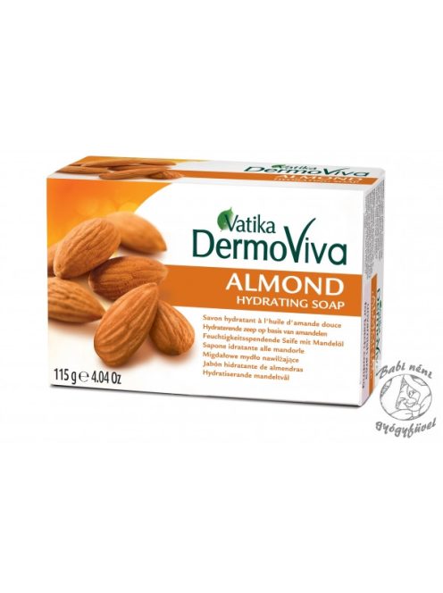 Vatika DermoViva Almond hidratáló szappan mandulával 115 g