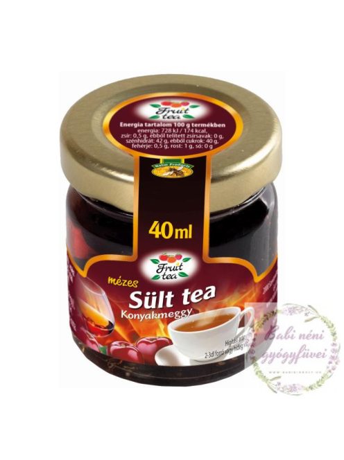 Fruit tea sült tea, Konyakmeggy 40 ml