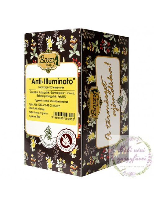 Gyógyfű Anti-Illuminato filteres tea