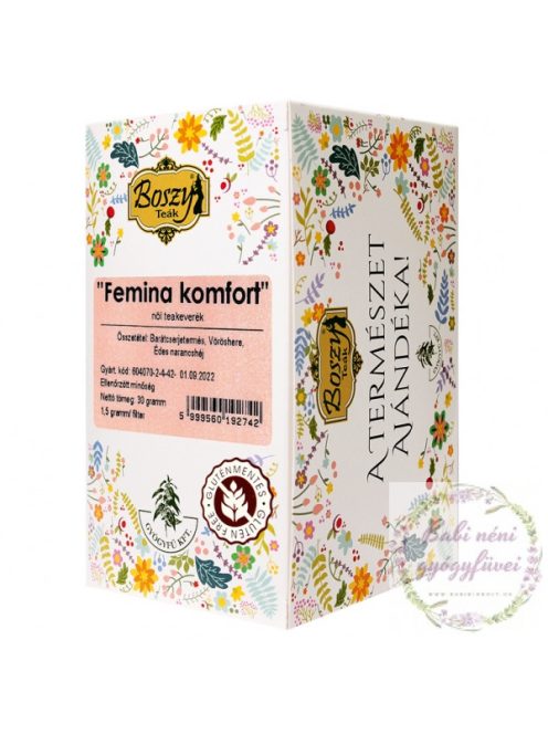 Gyógyfű Femina Komfort - Női filteres tea