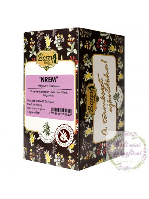 Gyógyfű NREM, Mély alvás filteres tea