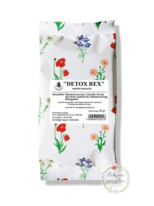 Detox-Rex, májvédő szálas teakeverék