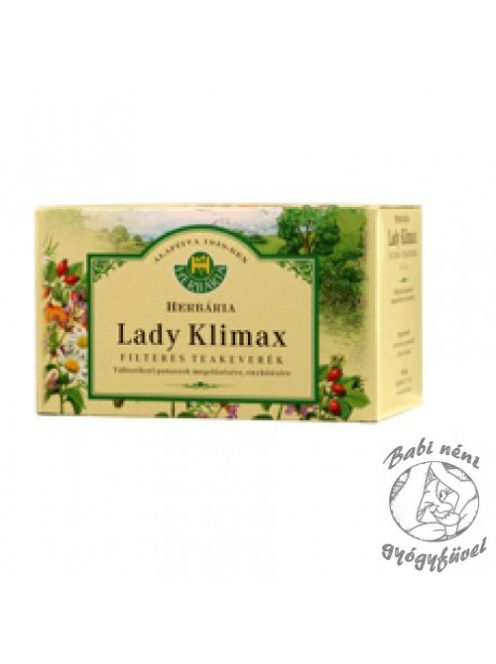 Herbária filteres Lady Klimax teakeverék (20db-os)