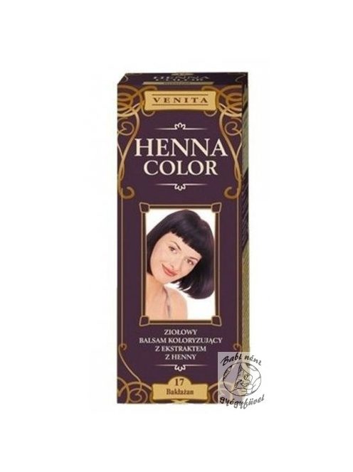 Krémhajfesték Nr 17 Henna Color Venita Padlizsán 75ml