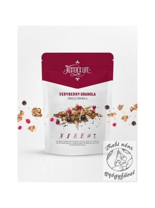 Hester's Life Veryberry ribizlis granola 60g