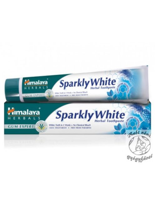 Himalaya Sparkly White Herbal Toothpaste (75 ml) Fogfehérítő gyógynövényes fogkrém