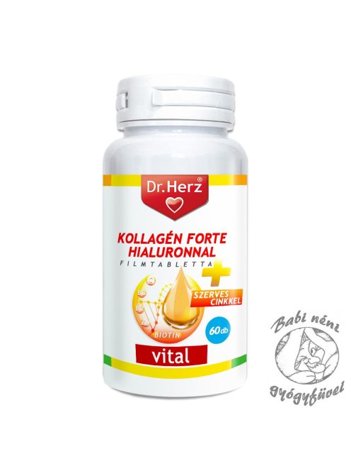 Dr. Herz Kollagén Forte Hialuronnal tabletta – 60db