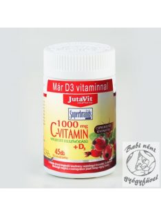   JutaVit C Vitamin 1000 mg nyújtott felszívódású csipkeb. + D3 vitamin