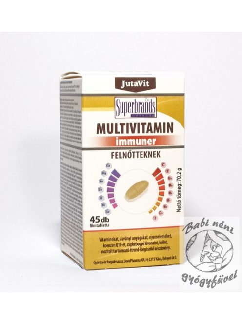 JutaVit Multivitamin Immuner Felnőtteknek – 45db