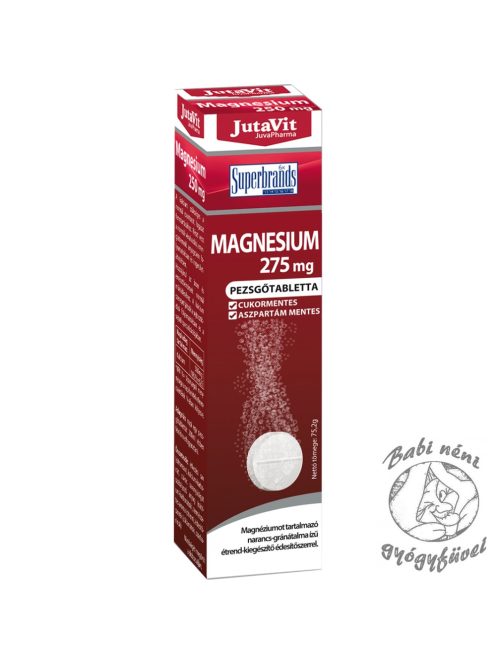 JutaVit Magnesium 275mg pezsgőtabletta 16x