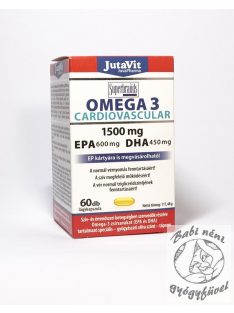   JutaVit Omega 3 Cardiovascular 1500 mg EPA 600mg, DHA 450mg, 60db