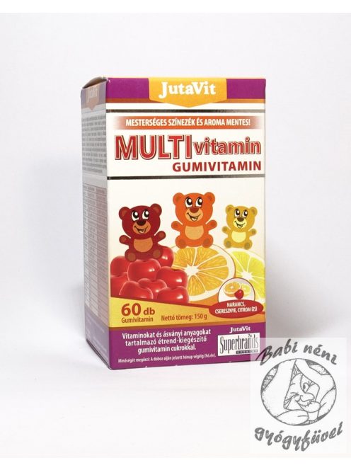 JutaVit Multivitamin gumivitamin, 60 db