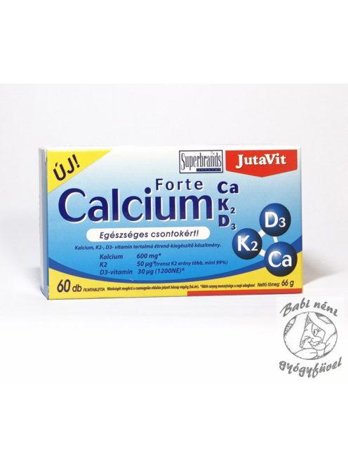JutaVit Calcium Forte Ca / K2 / D3, 30 db
