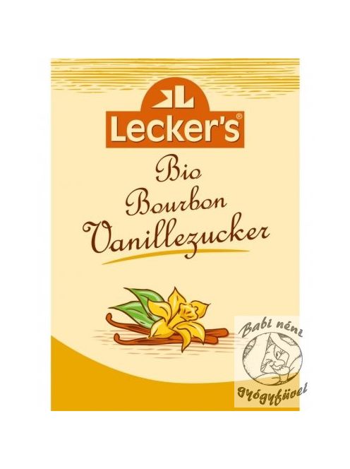 Lecker's Bio Bourbon vaníliás cukor 2x8g