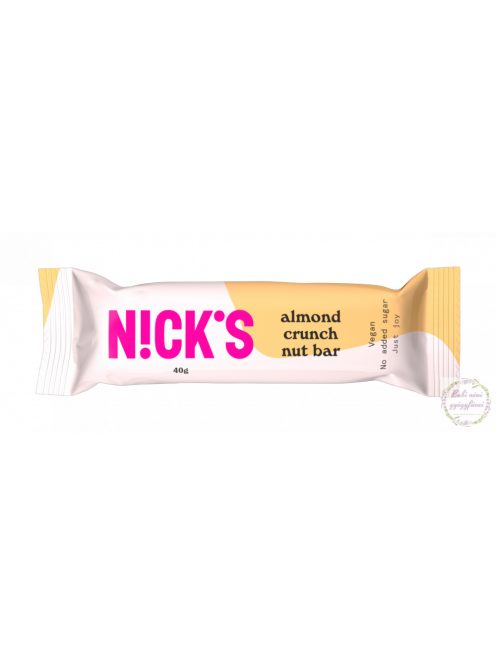 Nick's vegán mandulás szelet 40 g