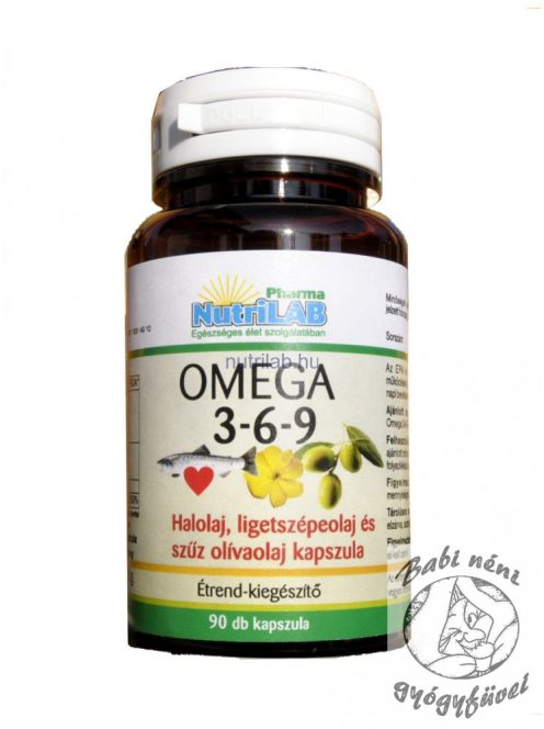 NutriLAB Omega 3-6-9 kapszula 90x