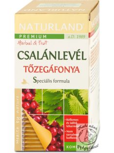 Naturland csalánlevél tőzegáfonya tea 20x1,2g 