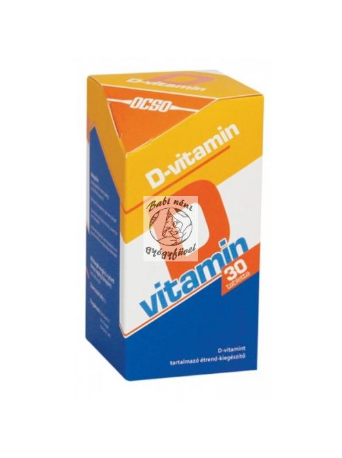 OCSO D-vitamin 30 tabletta