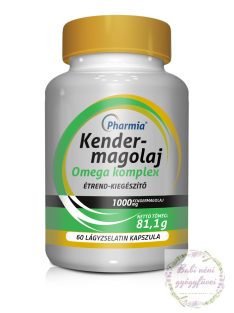   Pharmia Kendermagolaj Komplex VEGAN (Omega3-6-9) 60 lágyzselatin