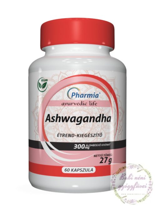 Pharmia Ashwaganda VEGAN Ayurvedic life 60 kapszula