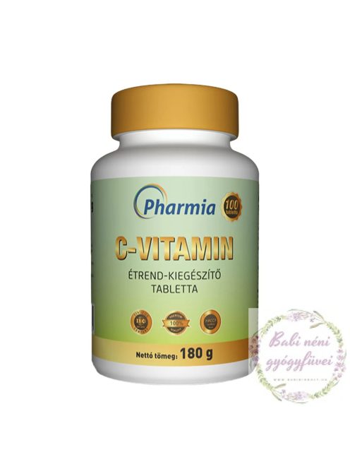 Pharmia C-vitamin 1000mg Csipkebogyóval és Citrus bioflavonoidokkal 100 tabletta