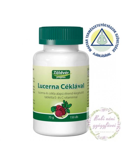 Alfalfa-C Lucerna-cékla tabletta (150db-os)